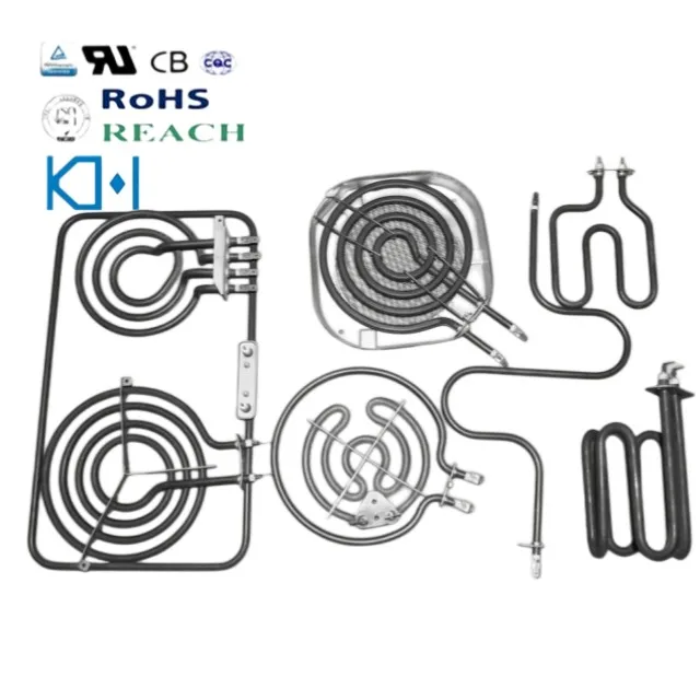 home heating plate for rice cooker round thick film heat element 220V 200W electric u shape tubular heater heating element tube