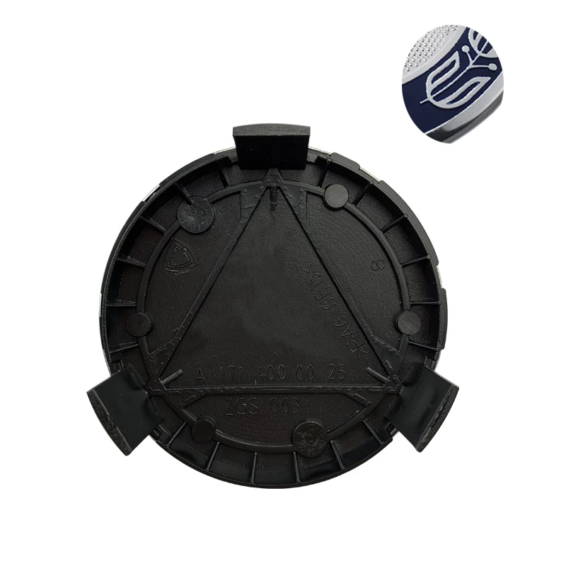 
75mm Blue Wheel hub Cap center caps for rims Car Brand Badge cover For Mercedes AMG GLE GLS GT W164 W212 W211 C260 ML 