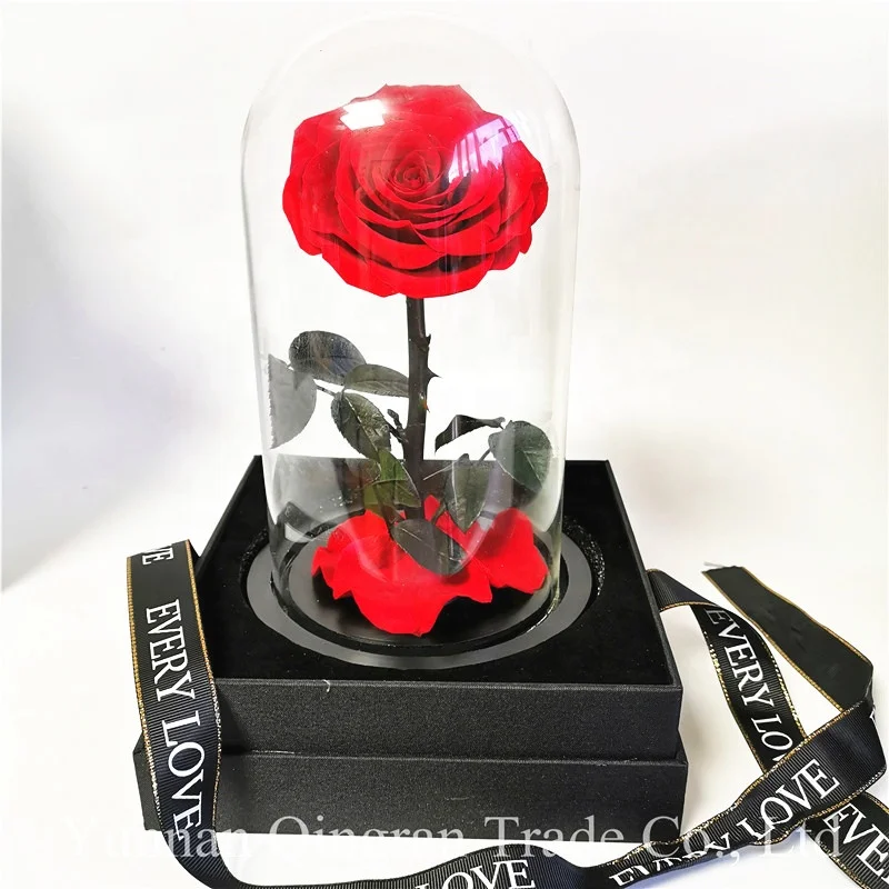Kunming Floral Factory Supply Forever rose long Lasting flower Rose with 45 colors