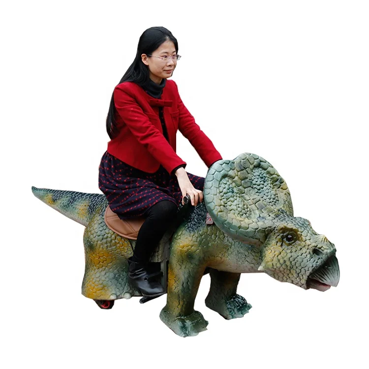 Kids Games Attractive Electric Coin Operated Dinosaur Car