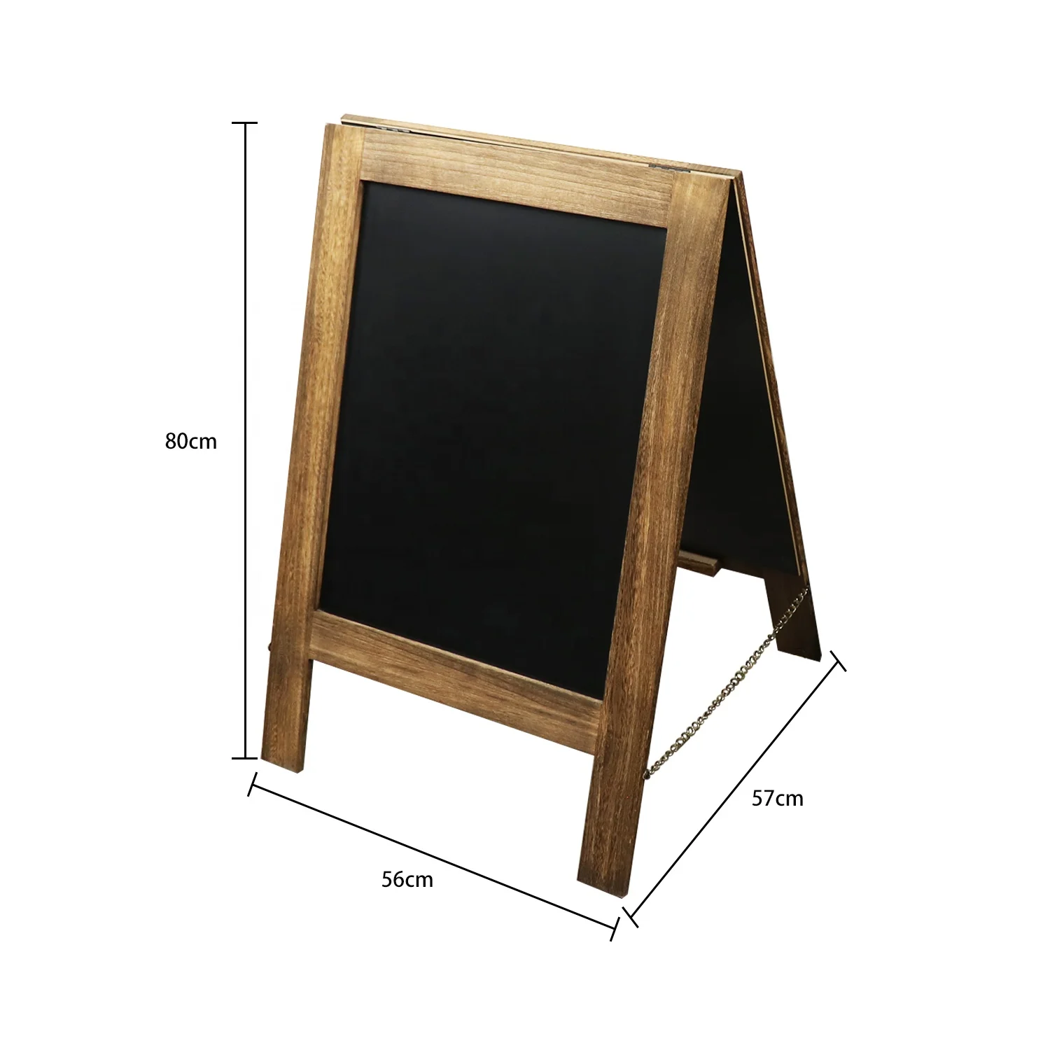 FSC&BSCI customsized Wood Chalk Board Sign Board Sandwich Board Signs Outdoor Chalkboard Easel A Frame Chalkboard Sign