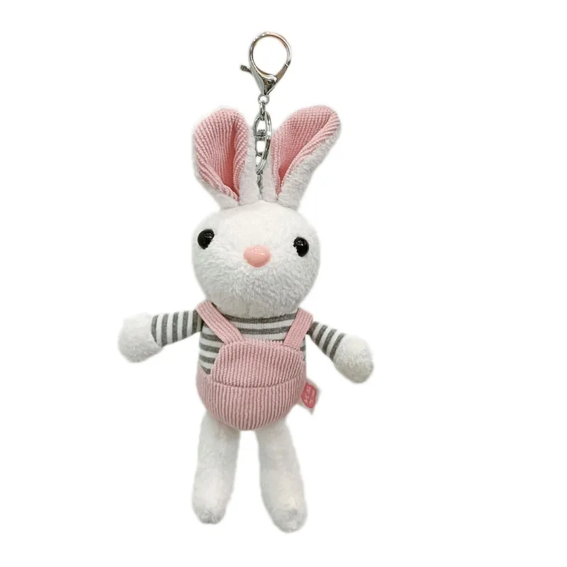 Hot Sale Cute Plush Toy Bunny Rabbit Keychain Wholesale Cartoon Stuffed Animal Soft Toy Plush Rabbit
