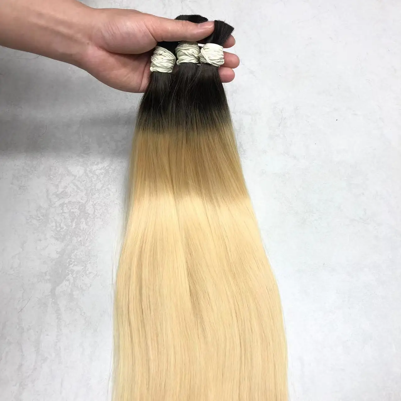 Оптовая цена Натуральные Прямые 100% натуральные волосы Remy Brasil