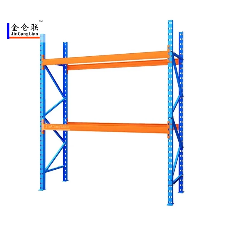 Industrial Warehouse Heavy Duty Teardrop Pallet Shelf Drill Storage Rack adjustable shelving unit