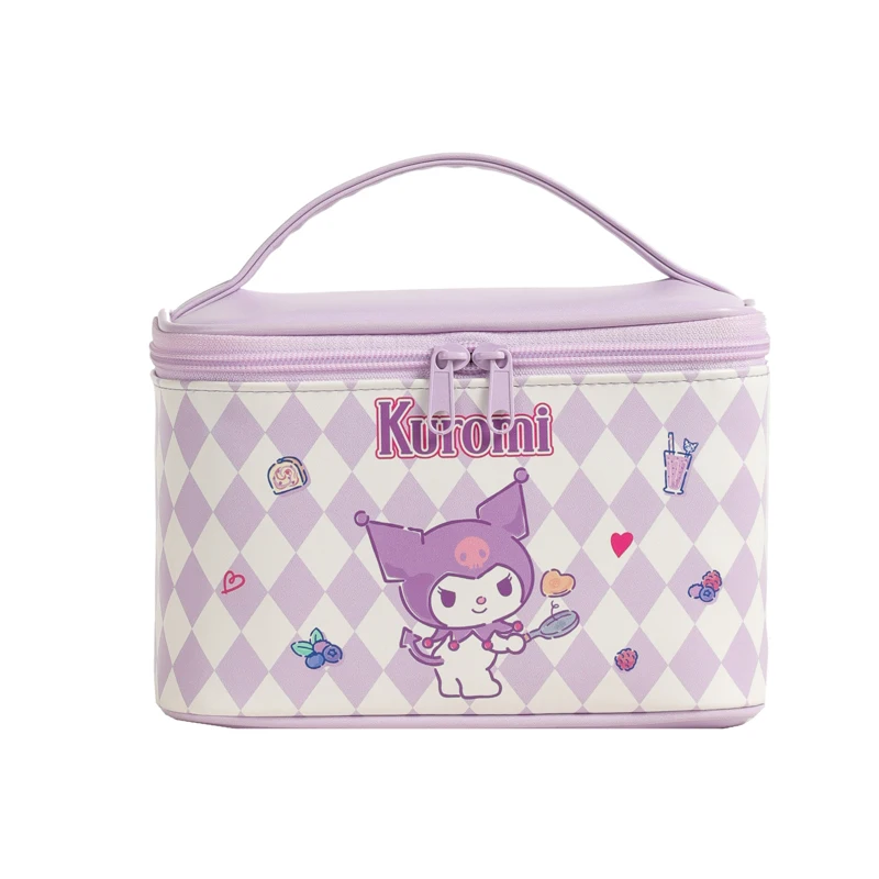 new cartoon sanrio  kitty Large Capacity Cosmetic Bag Girls Sundries Storage Girls gifts Waterproof Travel Cosmetic Bag