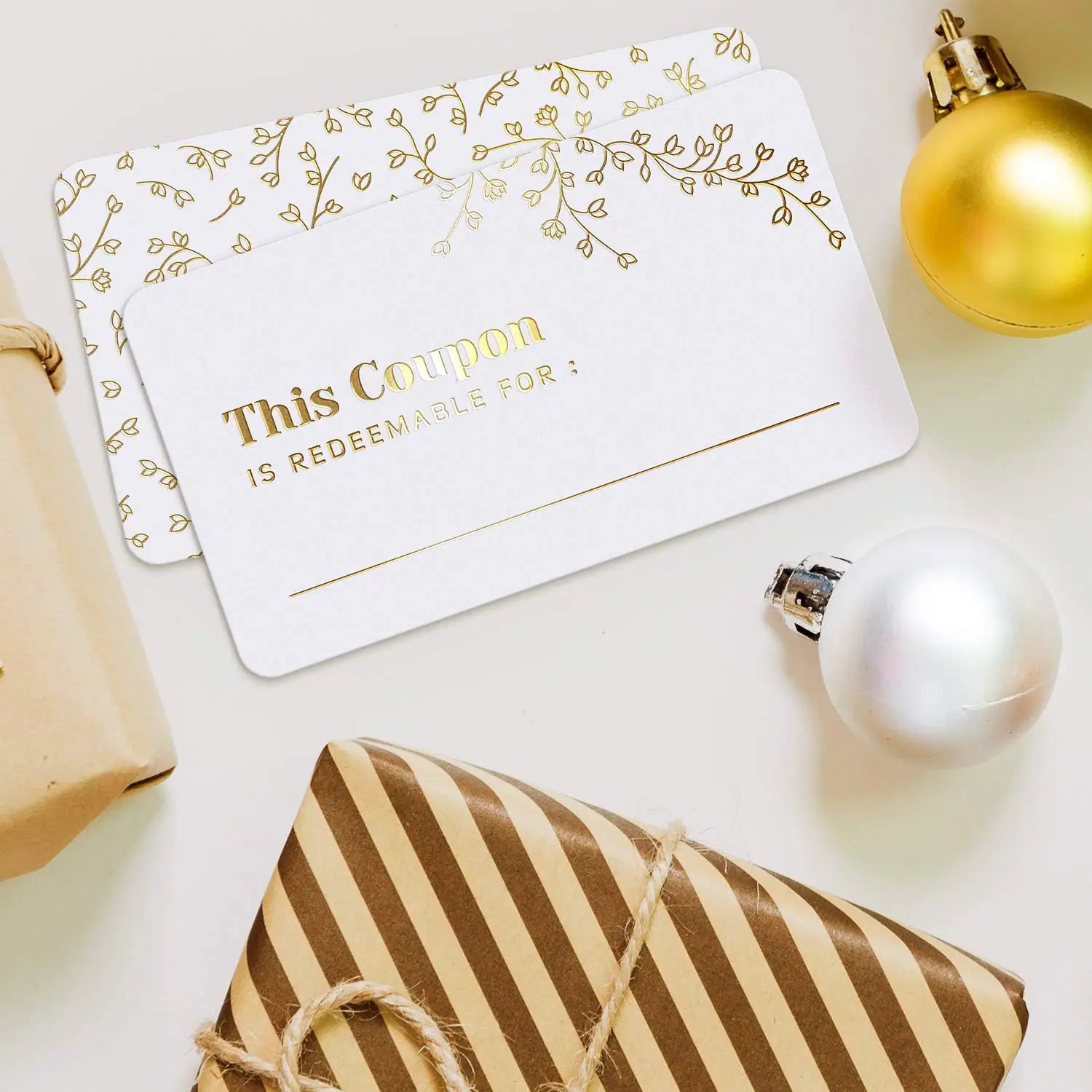 Personalized design high quality custom printing gift coupon for gift certificates vouchers emplolyee appreciation gift