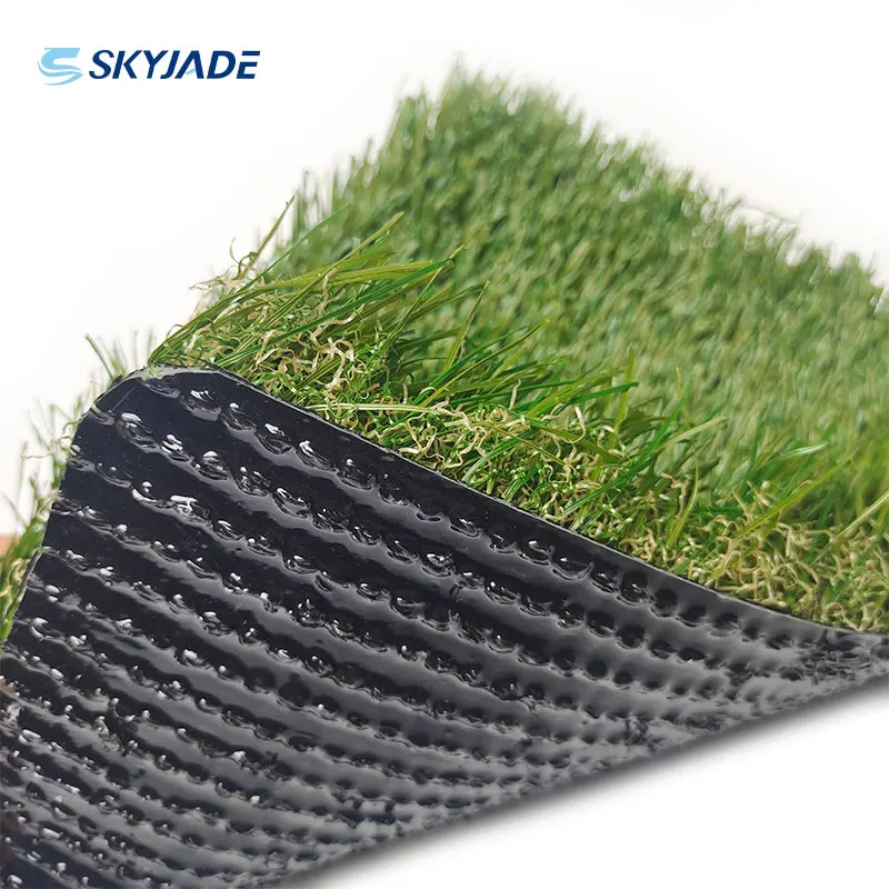 12000 Detx 6+8 16800 Density Artificial Grass 45mm Synthetic PP Soccer Flooring Outdoor Football Landscaping Roll