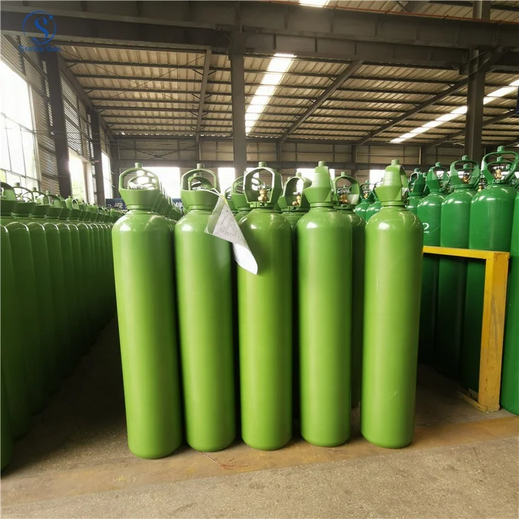 High Quality Different Sizes 40L Pure industrial Argon Gas Welding 99.999% Compressed Argon Gas