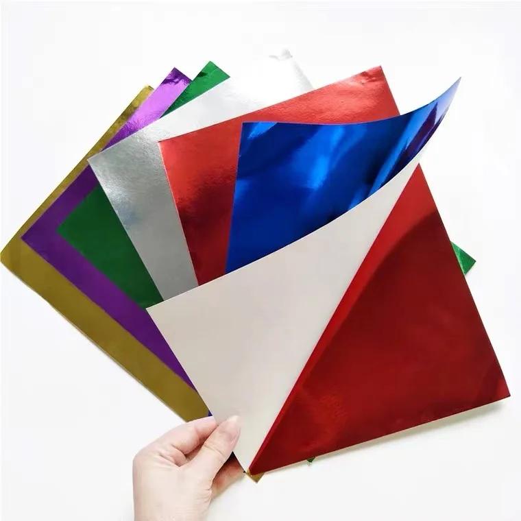 Металлический картон 250 gsm художественное ремесло Paperboard 50*70 см зеркальная бумажная доска оберточная бумага