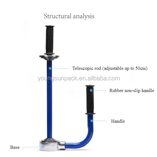 Manual Pallet Stretch Film Wrapper Hand Wrapping Dispenser Machine