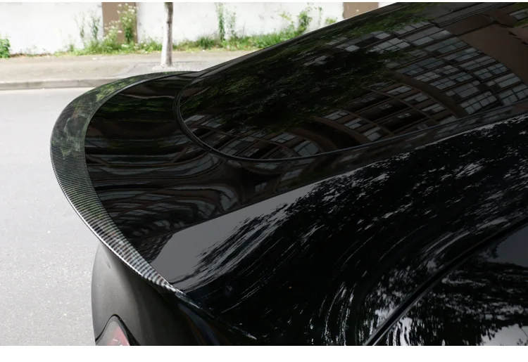 100% настоящий спойлер из углеродного волокна для Tesla модели Y 2023 спойлер крыла БАГАЖНИКА АВТОМОБИЛЯ оригинальные Высокопроизводительные Аксессуары для экстерьера