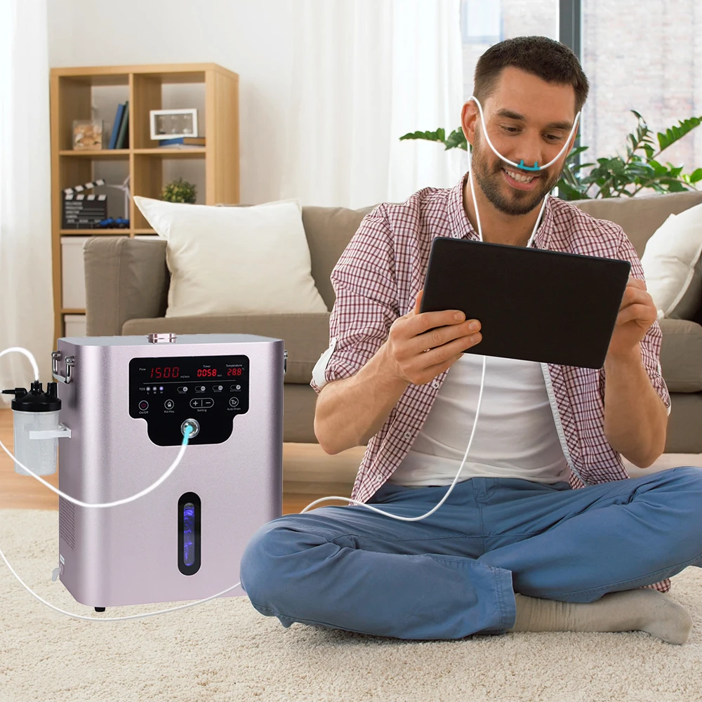 Suyzeko japan medical use browns gas inhalation hydrogen water hydrogen inhaler ho1000 1500 3000