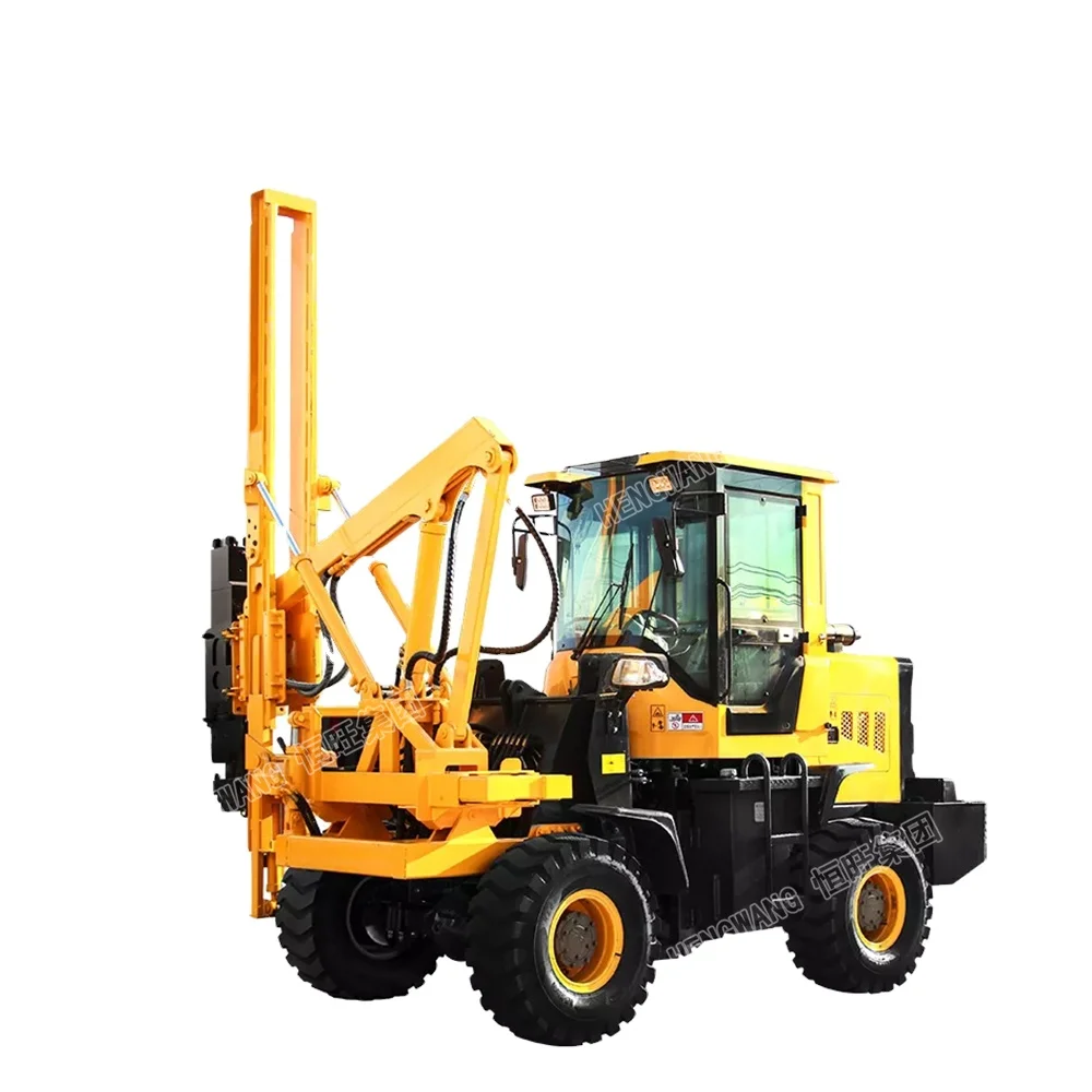 High Quality diesel Powered Fence Pile Driver Handheld Guardrail petrol Post Driver