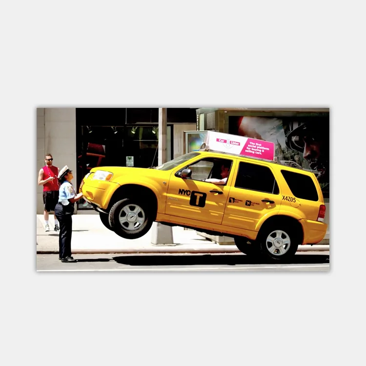 wholesale china factory price taxi motion media