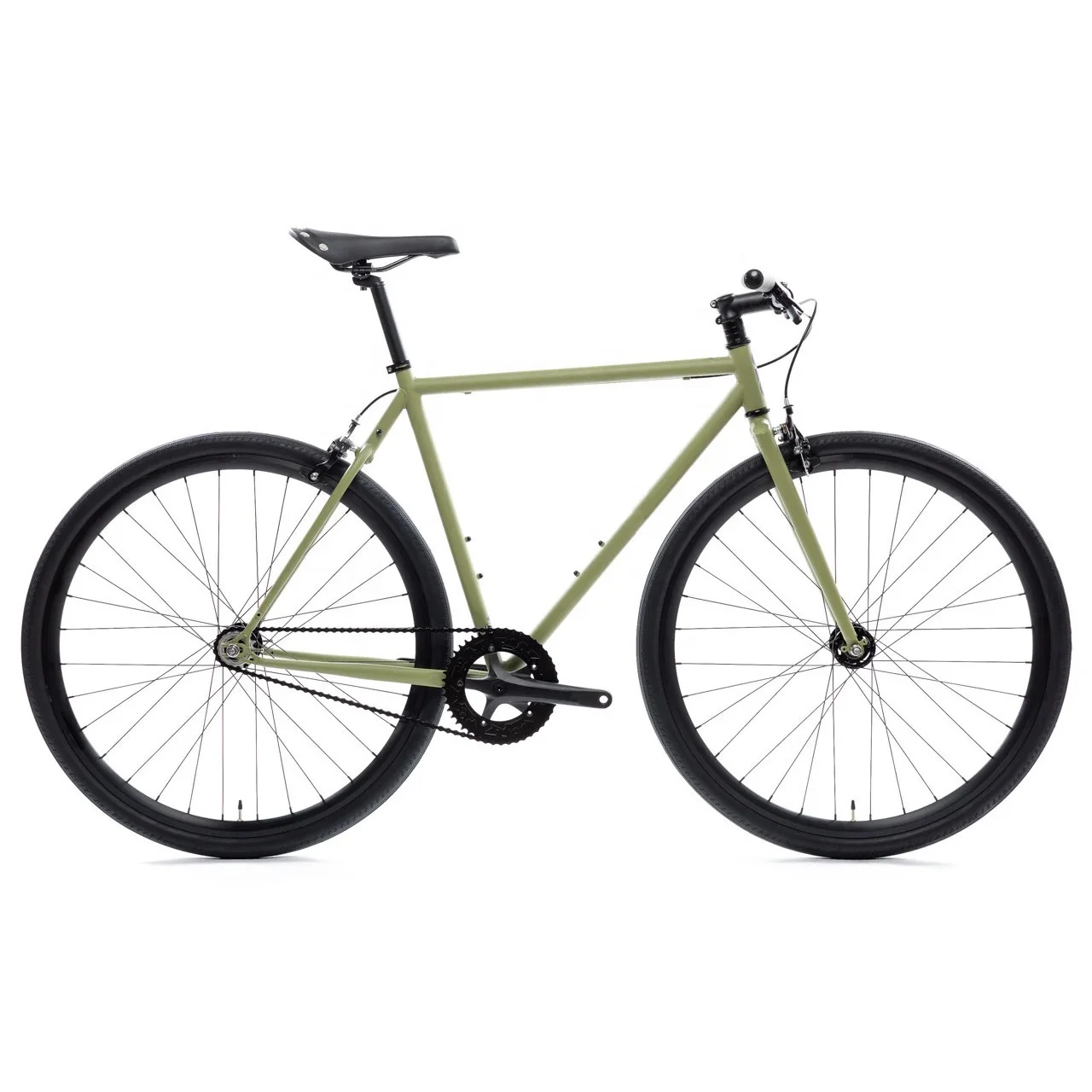 OEM Best Selling Adult Road Bike Single Speed Track Bicycle with Racing Handlebar CrMo Frame Wholesale Fixed for Sale