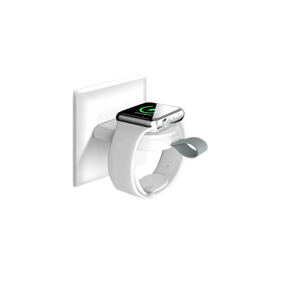 Заводской портативный мини USB концентратор брелок 3 Вт Qi Быстрая Зарядка Док-станция магнитное Беспроводное зарядное устройство для Apple iWatch 6 5 4 3 2 1 SE
