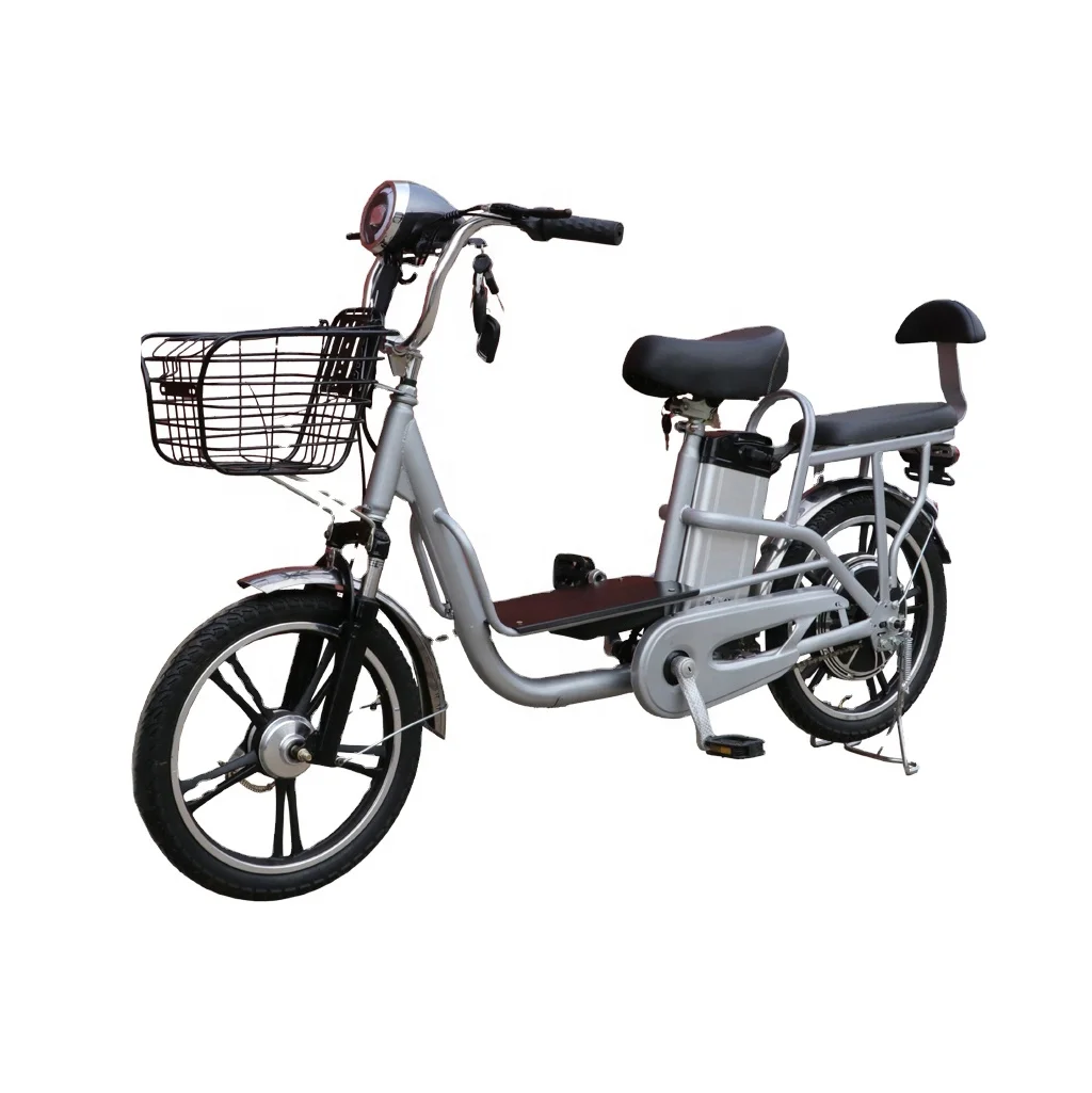 high technical hot selling 2 seats silver bicycle cheap electric bicycle used
