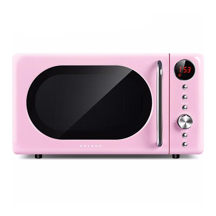 Household Without Turntable Hot Thawing Energy Saving Mini Retro Microwave Oven