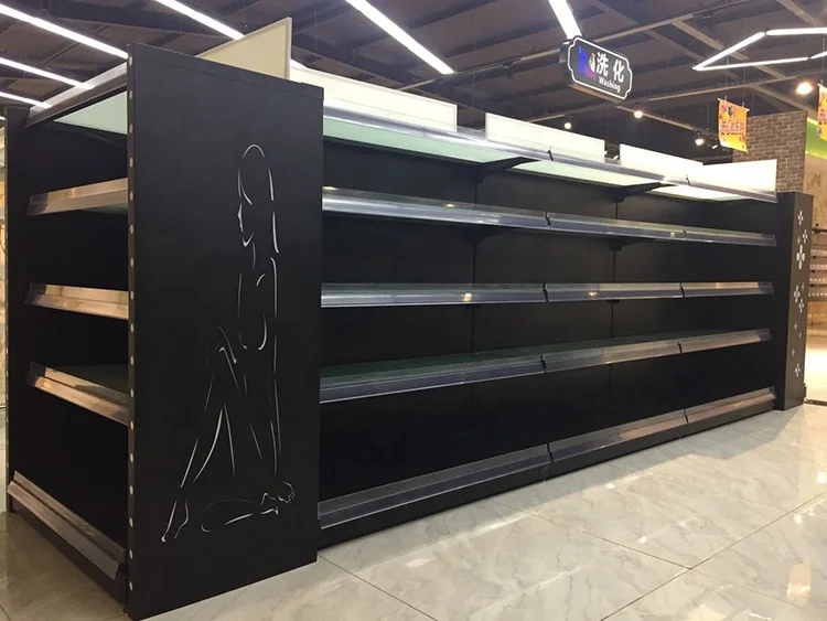 Производитель заводская цена современная металлическая стойка для гондолы стеллаж продуктовых магазинов витрина супермаркетов