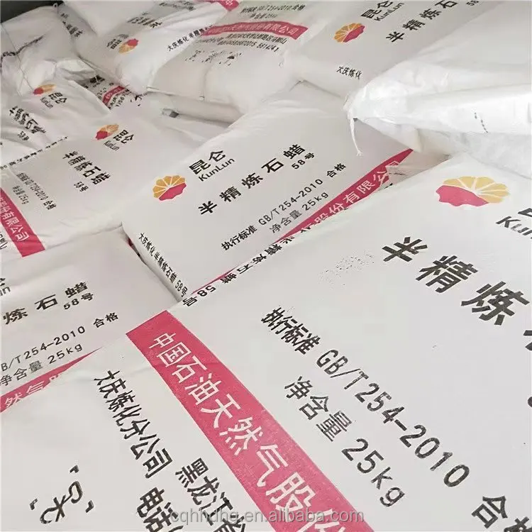 Оптовая продажа полностью очищенный парафиновый воск для изготовления свечей