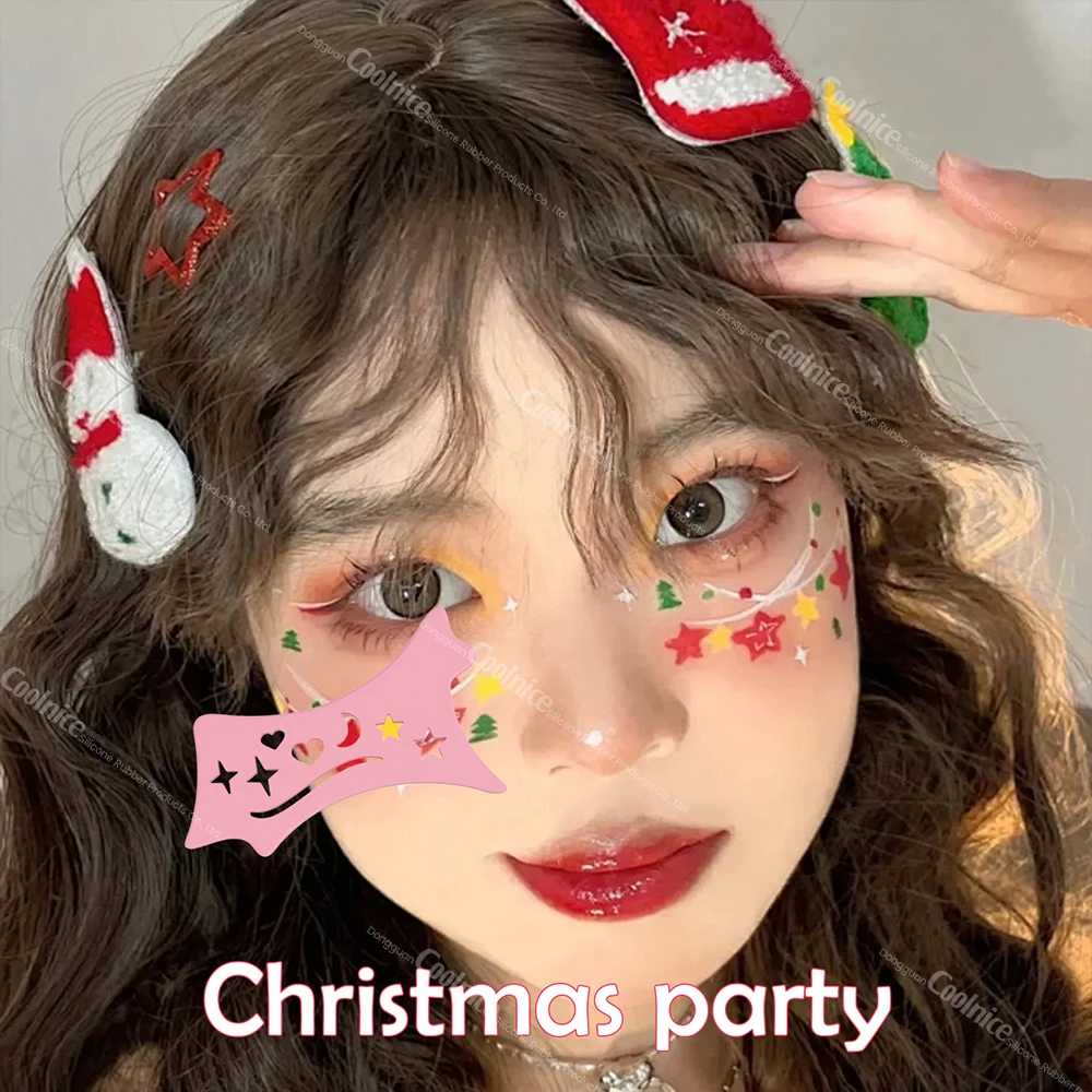 Wholesale  Eye Makeup Auxiliary Cosmetic Silicone Eye Makeup Tool 5 In 1 Make-up Helper Eyebrow Tattoo