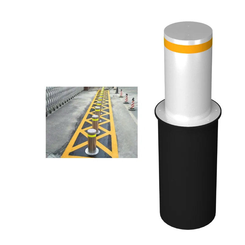 219mm Electric Anti-Ram Raid Bollard for Parking Lots and Security Zones, Heavy Duty for Traffic Control