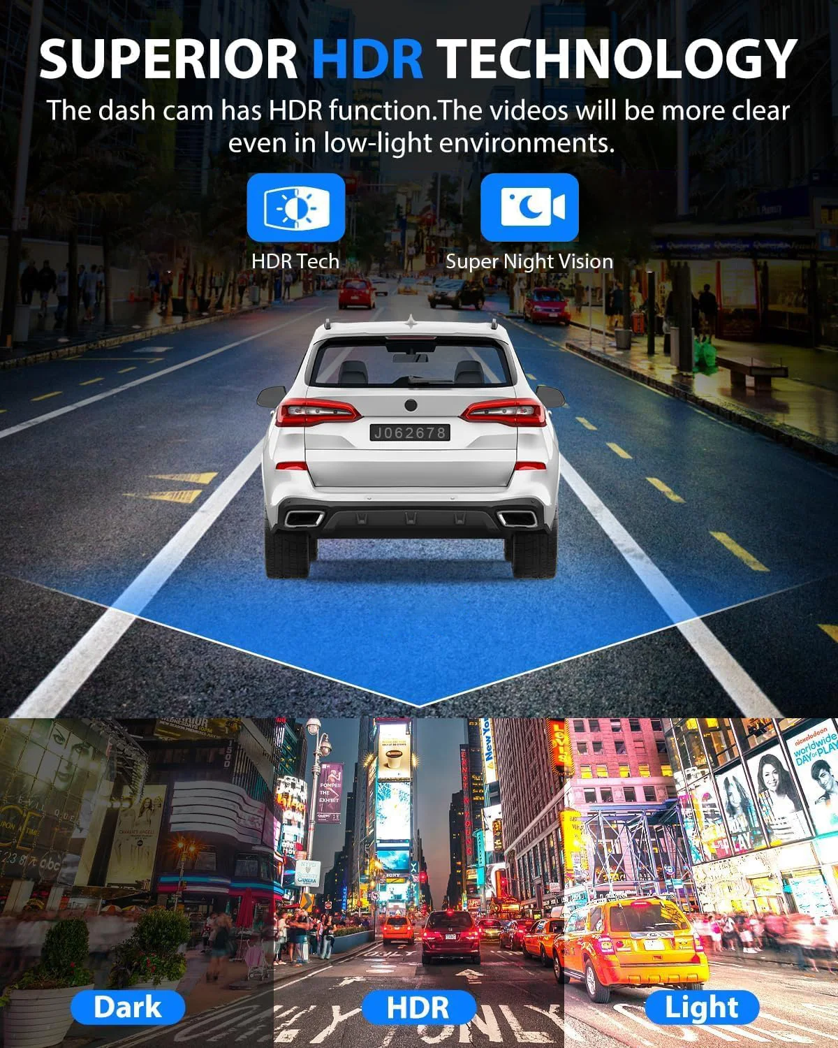 night vision 360 degree lens wifi recorder dual dvr dashboard front and rear dashcam 4k camera dash cam car black box for car