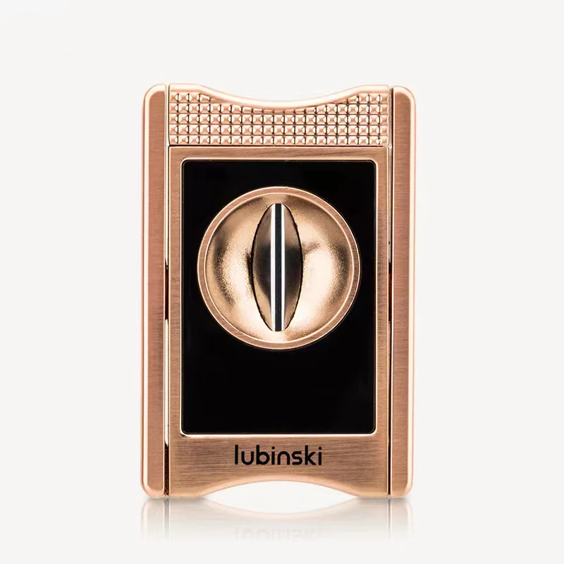 Personalized Luxury Cigar Cutter Smooth Blades Easy Split for Sale