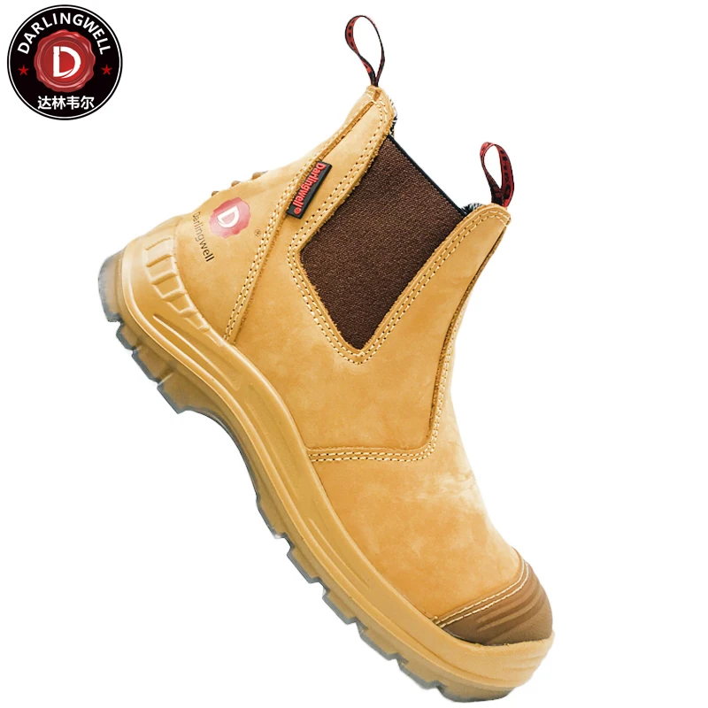 Darlingwell S2 SRC без кружева рабочая обувь стальная toecap маслостойкая защитная обувь промышленная безопасная обувь водонепроницаемая
