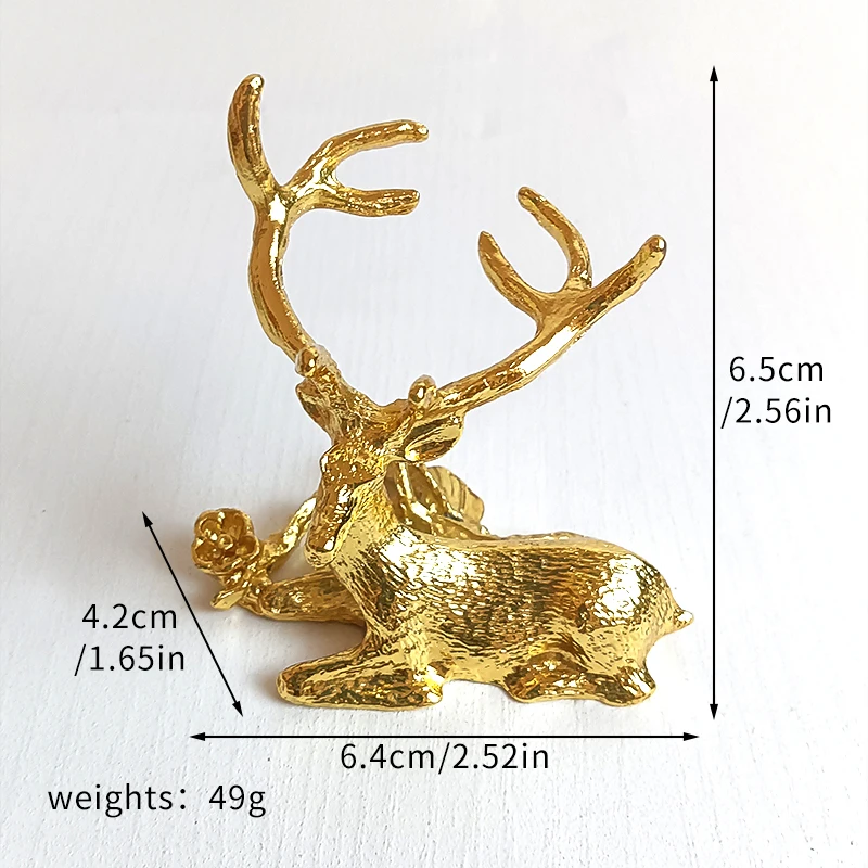 Manufacturers crystal ball base cute deer bracket wholesale creative home porch decoration crystal ore bottom