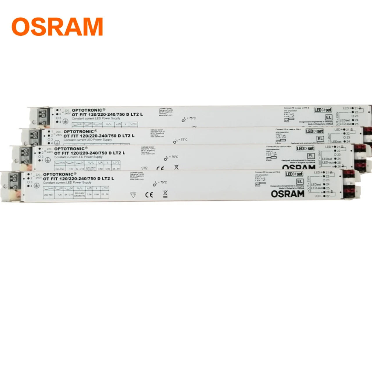 OSRAM- PF>93% 120 Вт 216-ма 54-в источник питания светодиодного драйвера постоянного тока для светодиодного панельного освещения