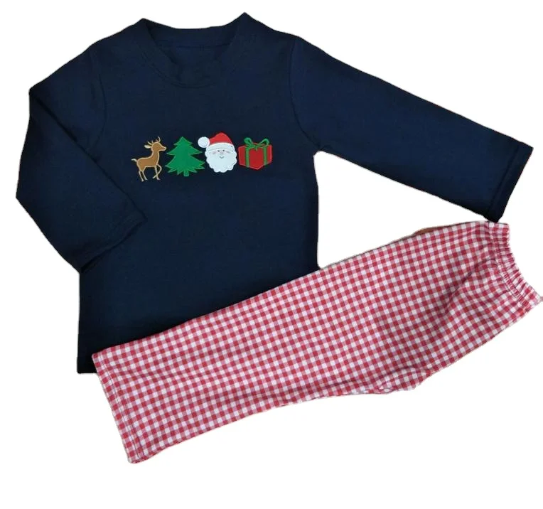 Wholesale Children Set Customized Kids Christmas Clothes Comfortable Kids Set Clothes