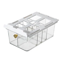 Drawer Organizers, Transparent Underwear bra divider organizer clear closet storage boxes drawer