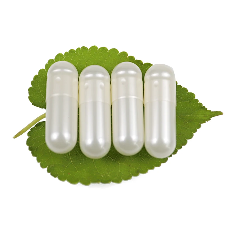 Pearl  White  color size 000 00 0 1 2 3 4 empty hard gelatin capsule