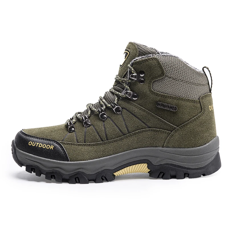 2020 China Factory Wholesale High Top Outdoor Tactical Shoes Anti Slip Warm Men Outdoor Climbing Boots