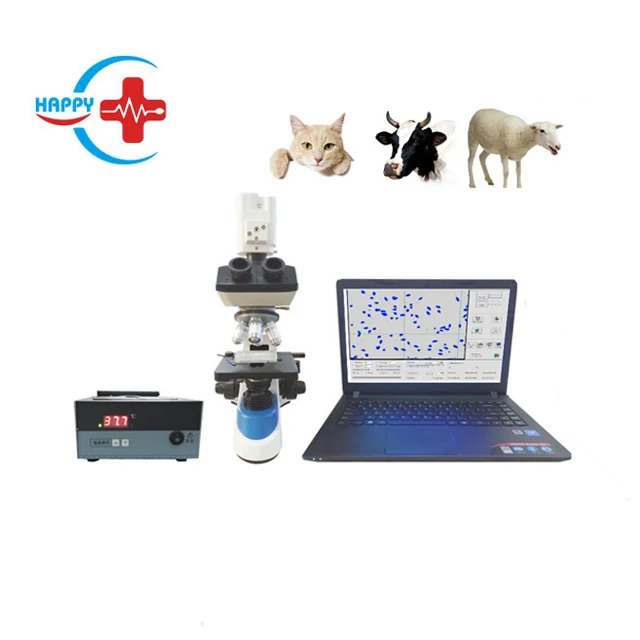 HC-B028V Hot sales portable veterinary sperm analysis machine CASA sperm analyzer