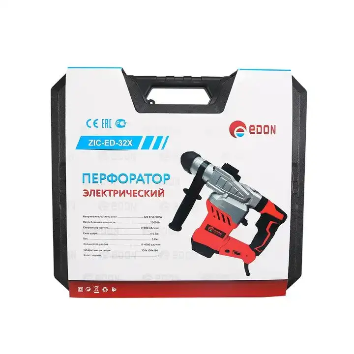 EDON ED-32X corded electric chipping rotary hammer drill driver