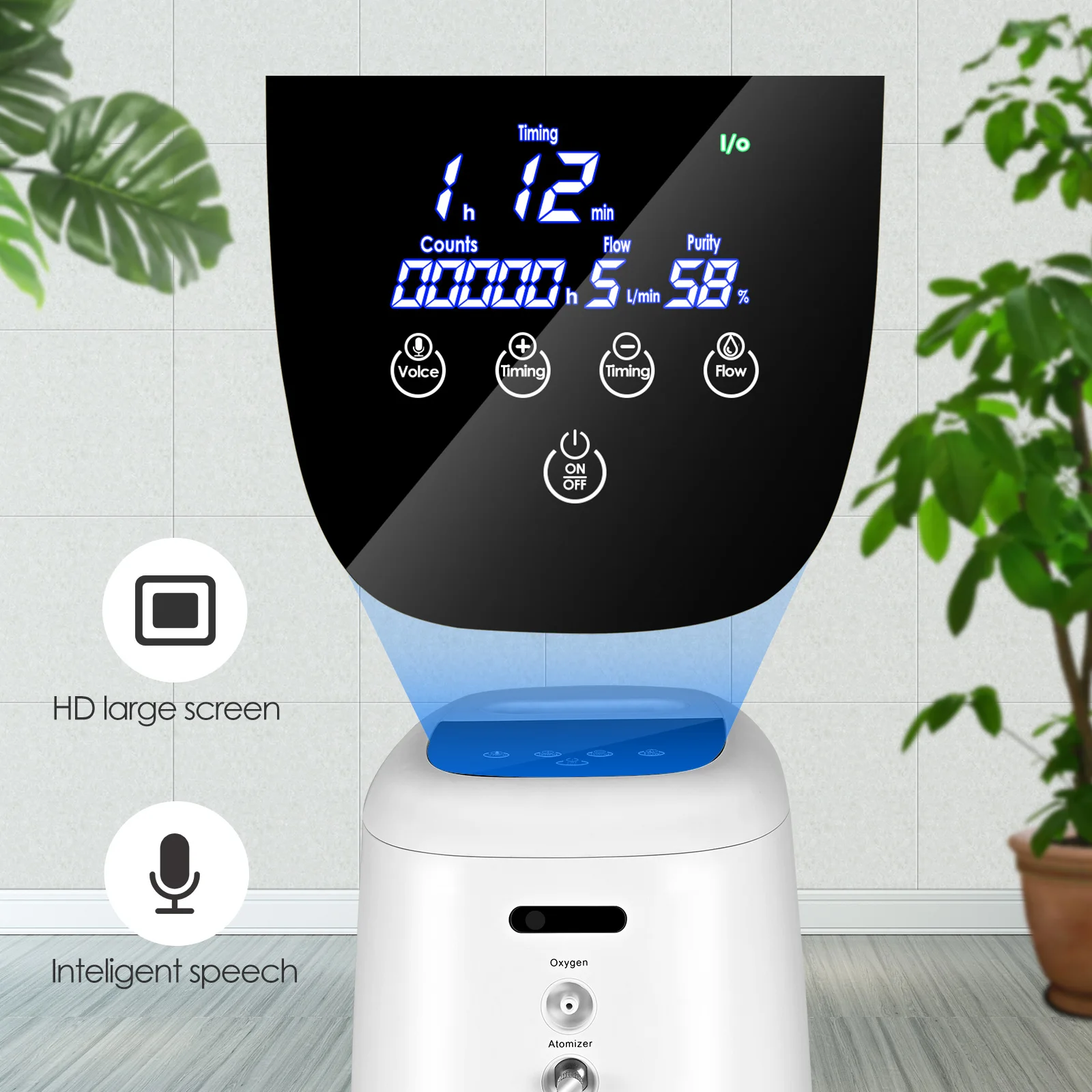 Medris Oxygen Concentrator  1L Small Medical Portable Home Use Oxygen Concentrator Medical Device