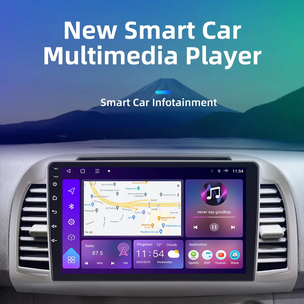 2 din android автомобильное радио головное устройство для Nissan March Micra K12 2002-2010 GPS навигация Мультимедиа с carplay стерео автомобильный плеер