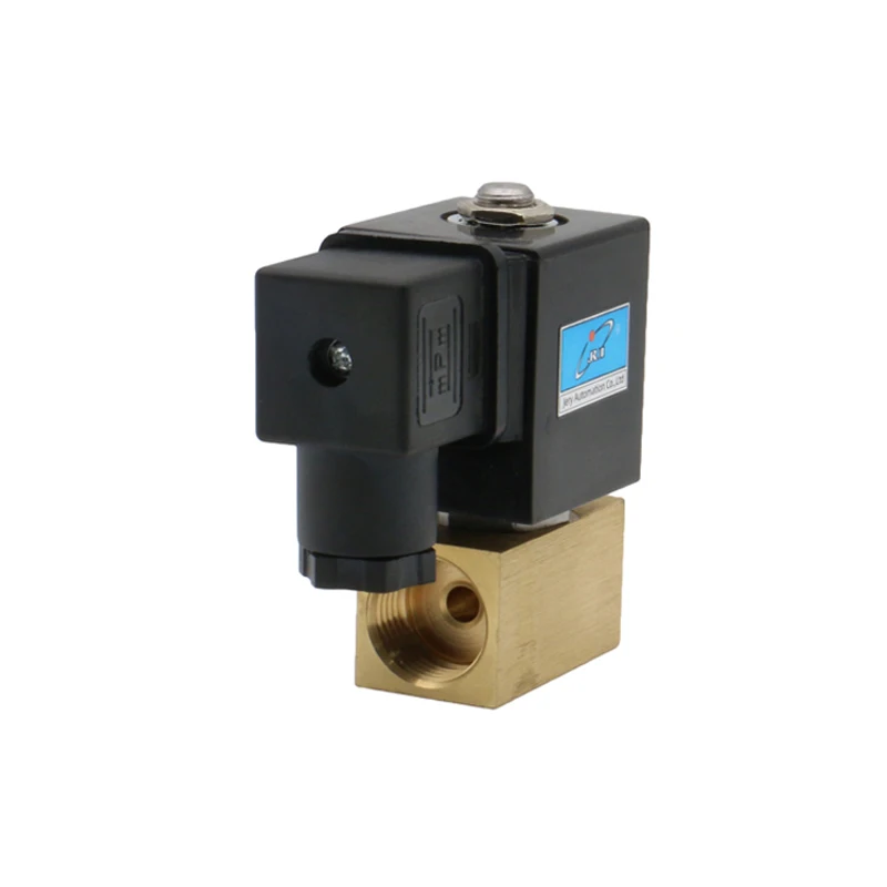 Small Two-Position Two-Way High Pressure Solenoid Valve Normally Closed 8Mpa Water Valve Air Valve AC220VDC24V