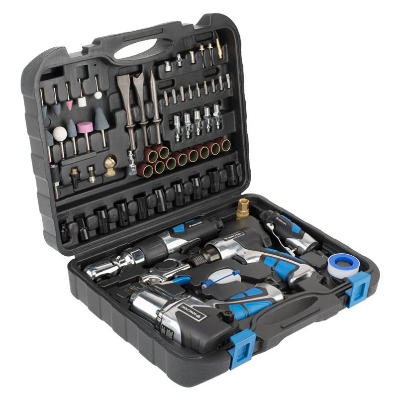 RONGPENG RP7871  Impact Wrench Set Air Hammer Air Die Grinder Blow Gun Air Tools Kits And Sockets Connector Wrenches