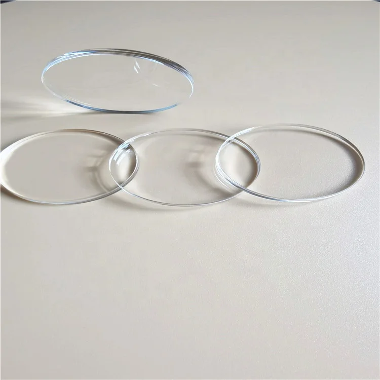 Factory customize polished C orientation Optical sapphire crystal watch glass