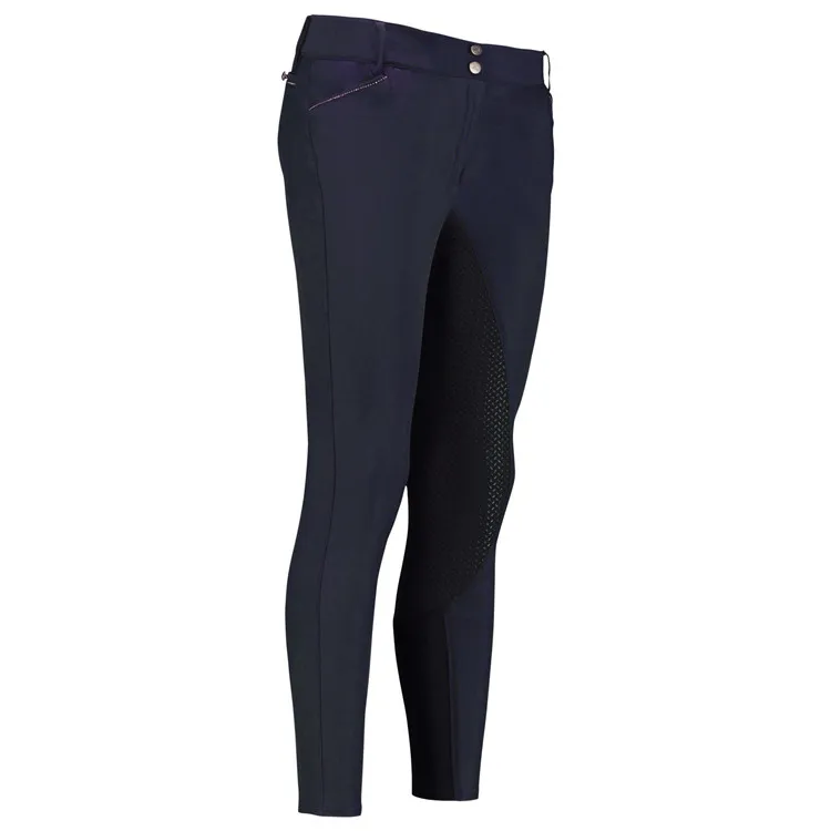 English Style Women Fashion Breathable Comfortable Full Seat Silicone Pants Horse Riding Breeches With Pocket
