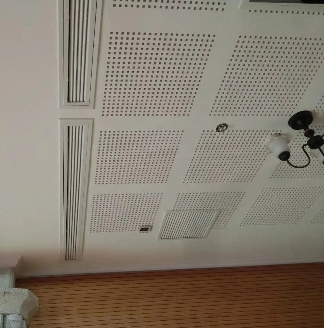 Acoustic Perforated Gypsum Ceiling Board Drywall Plasterboard