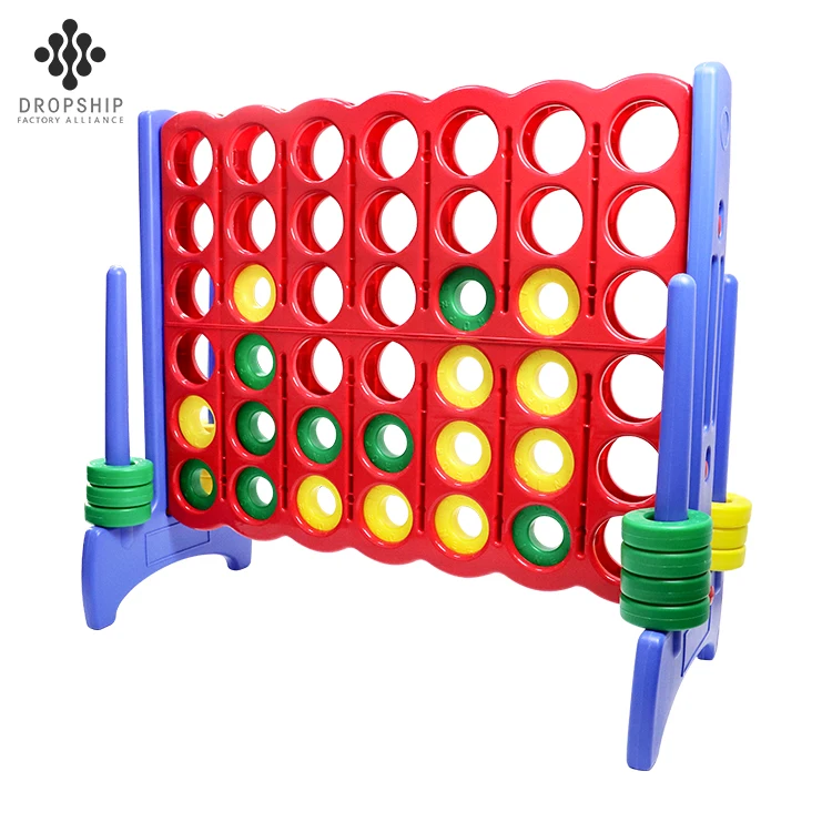 DS-TY1001 amazon hot sale connect 4 strategy board game classic yard games giant  In a row