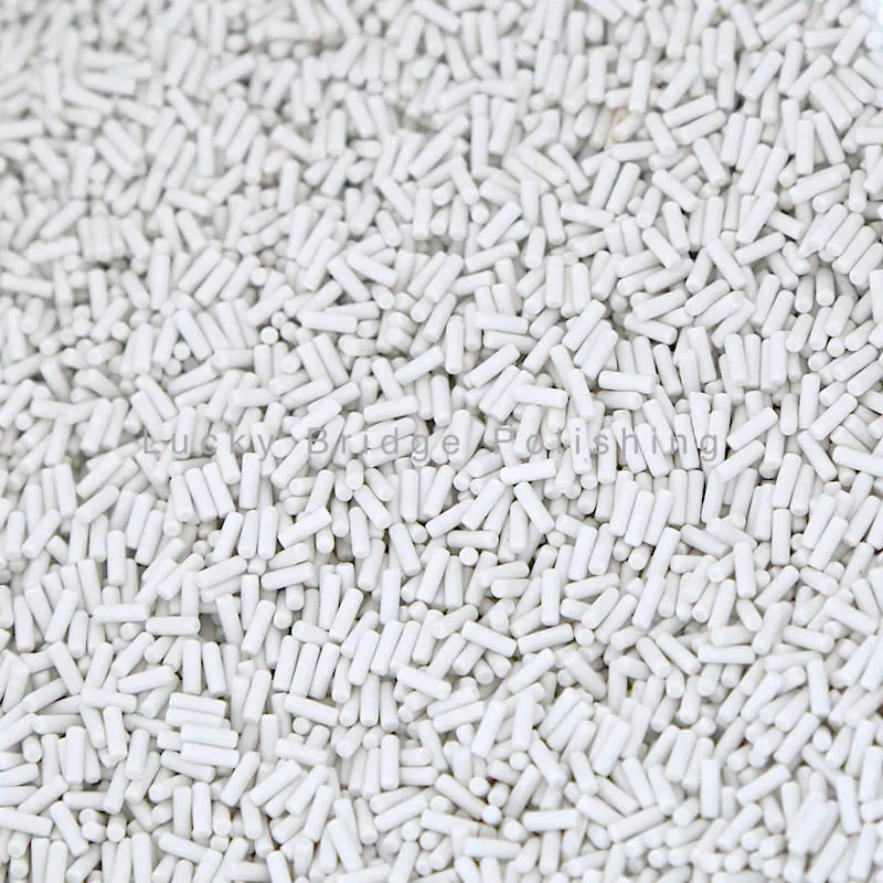 Vibratory Tumbling Ceramic Porcelain Polishing Media Vibrator Polishing Grinding Stone Mirror Polishing Porcelain Media