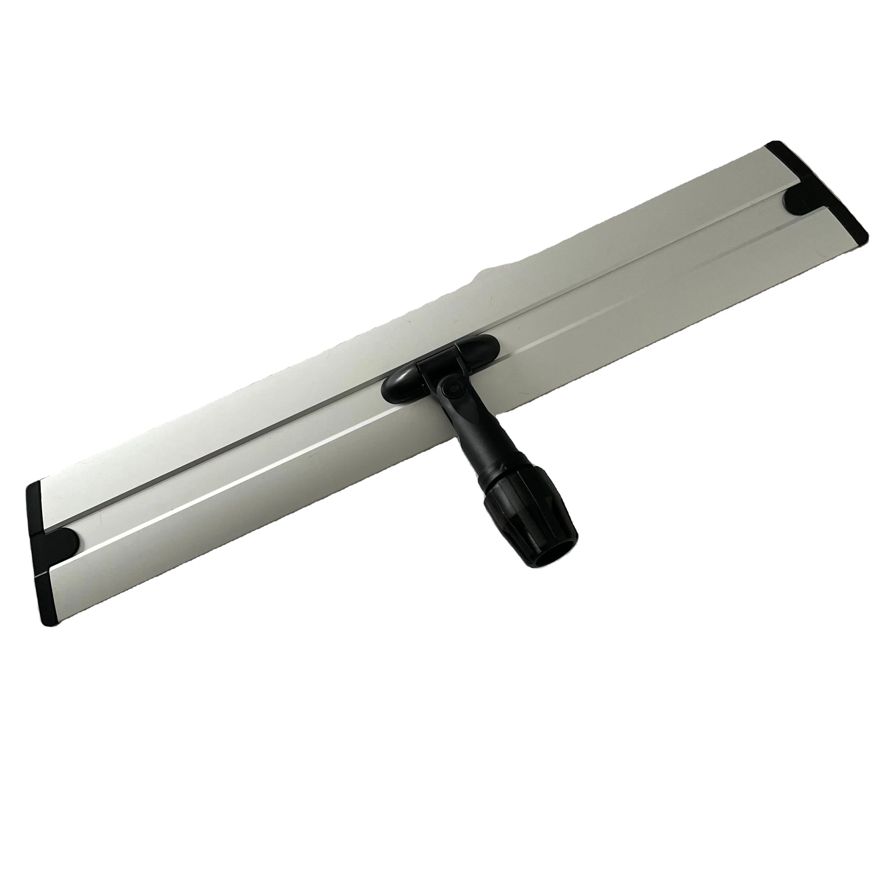 Qingle 60CM aluminum mop frame microfiber flat mop professional industrial aluminum mop with 2 telescopic aluminum long handle