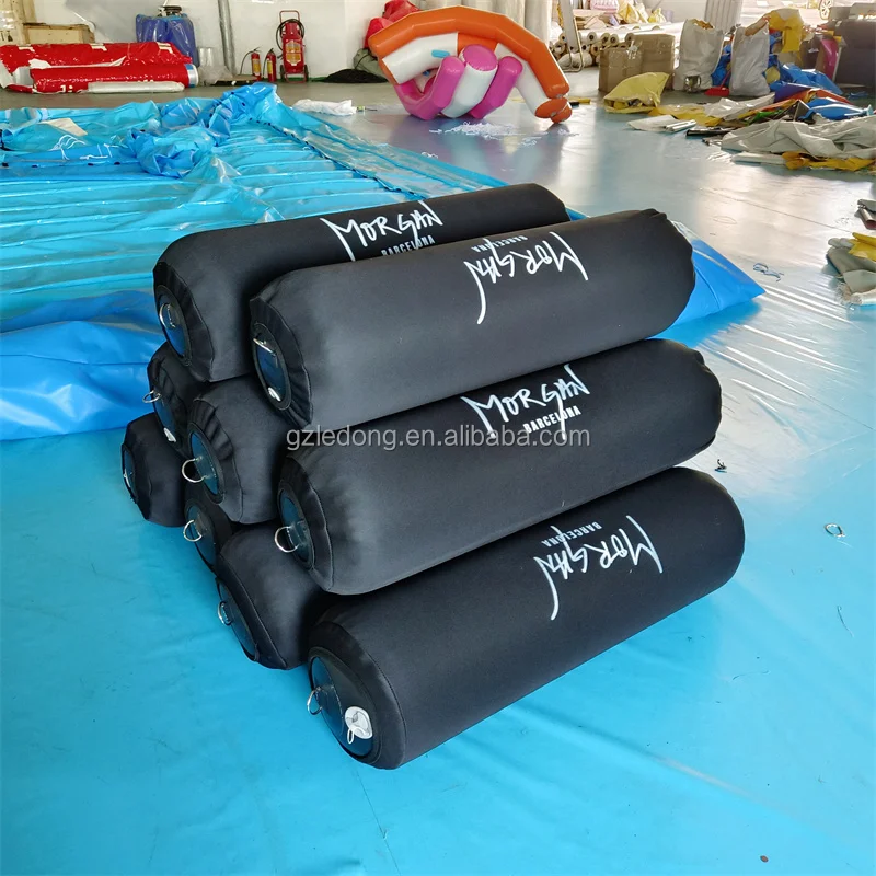 PVC Marine Inflatable dock yacht boat bumpers ship-fenders with different size and colors for sale