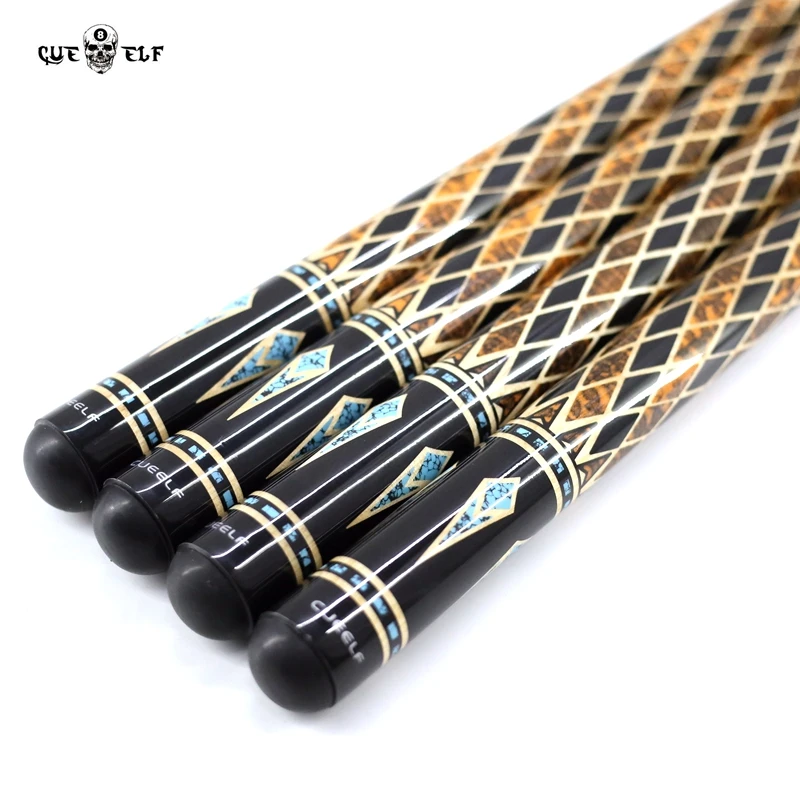 Korea style maple wood in 12mm tip 1/2 split wood joint carom cue