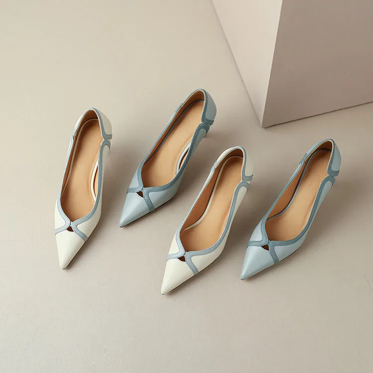 Cialisa Luxury Sheepskin Woman High Heels Pump Shoes Ladies Pointy Custom Handmade Party Wedding Bridal Pumps